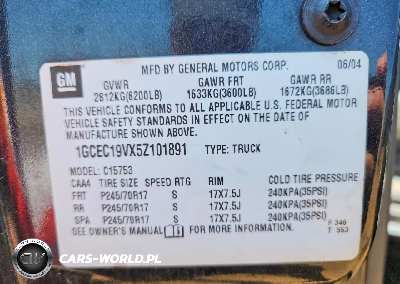 2005 Chevrolet Silverado C1500 VIN:1GCEC19VX5Z101891 - 12