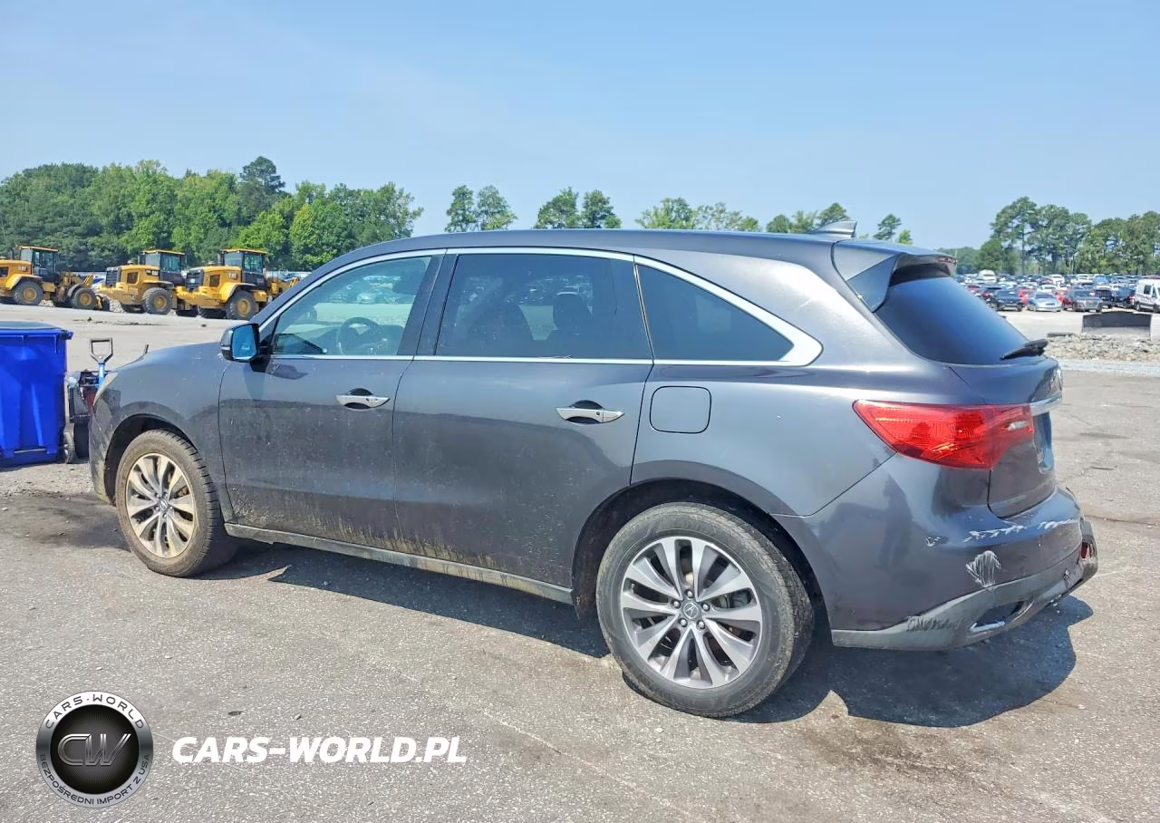 2014 Acura Mdx Technology VIN:5FRYD3H47EB019586 - 2