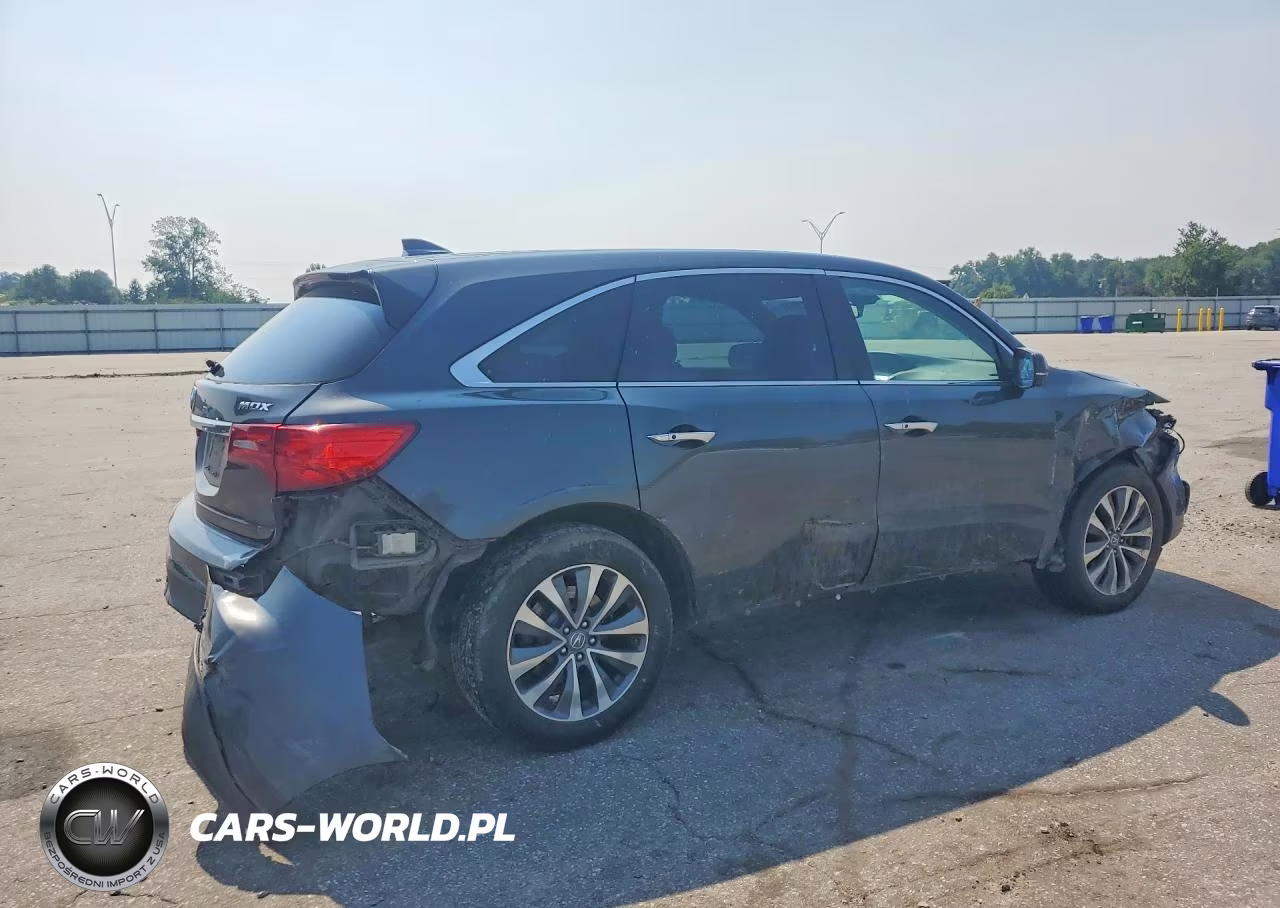 2014 Acura Mdx Technology VIN:5FRYD3H47EB019586 - 3