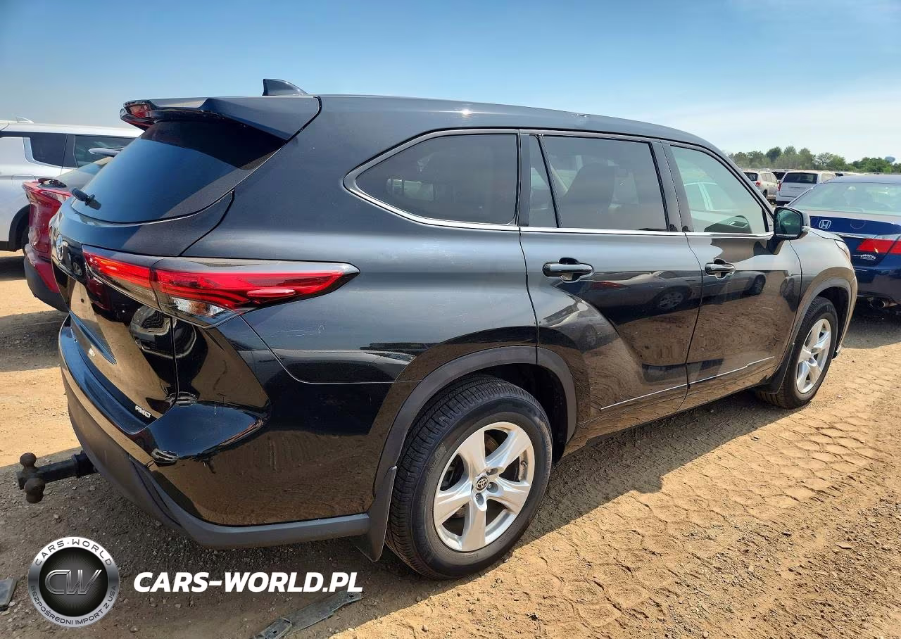 2021 Toyota Highlander L VIN:5TDCZRBH1MS077893 - 3