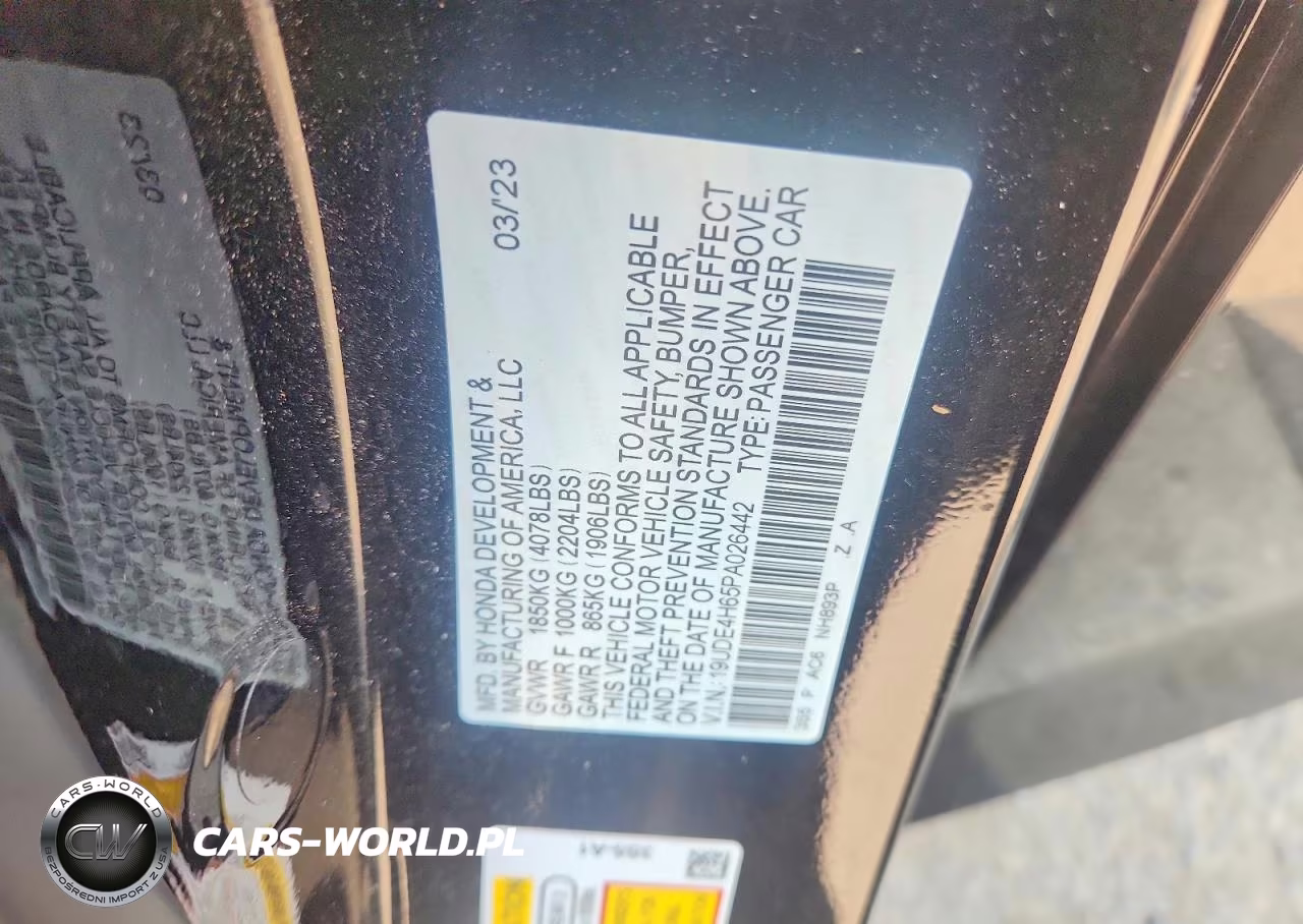 2023 Acura Integra A-Spec Tech VIN:19UDE4H65PA026442 - 12