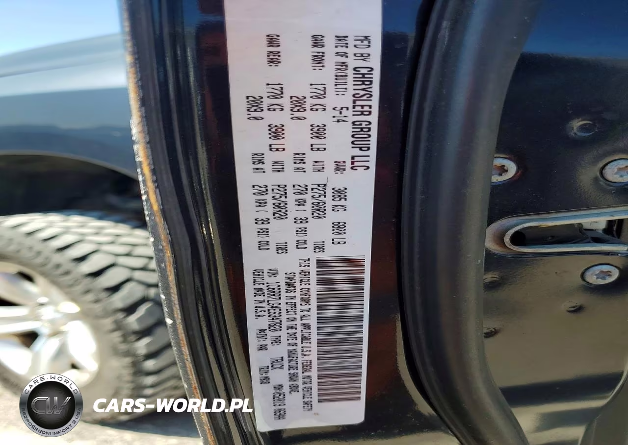 2014 Ram 1500 Slt VIN:1C6RR7LG4ES347820 - 12