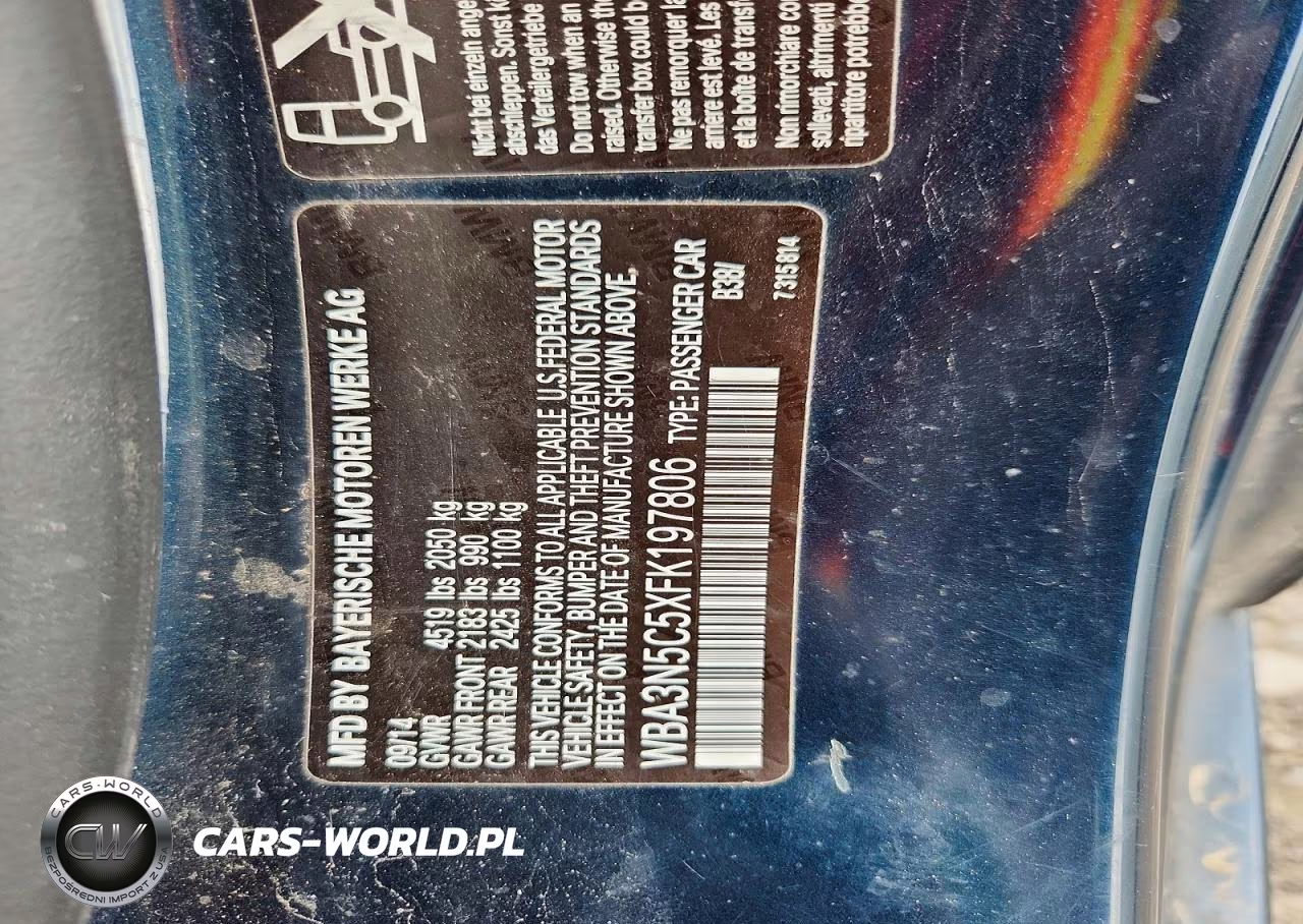2015 BMW 428 Xi VIN:WBA3N5C5XFK197806 - 12