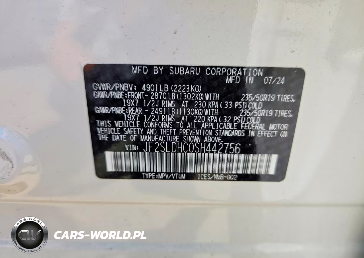2025 Subaru Forester Sport VIN:JF2SLDHC0SH442756 - 13