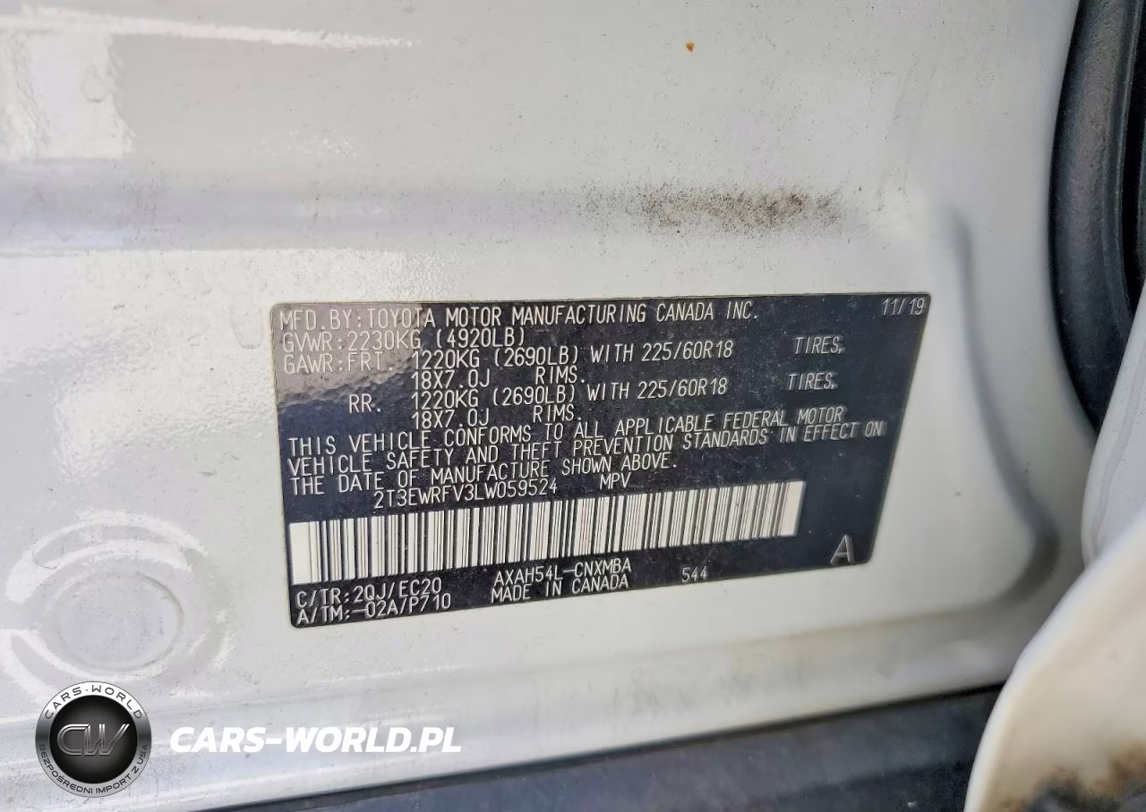 2020 Toyota Rav4 Xse VIN:2T3EWRFV3LW059524 - 13
