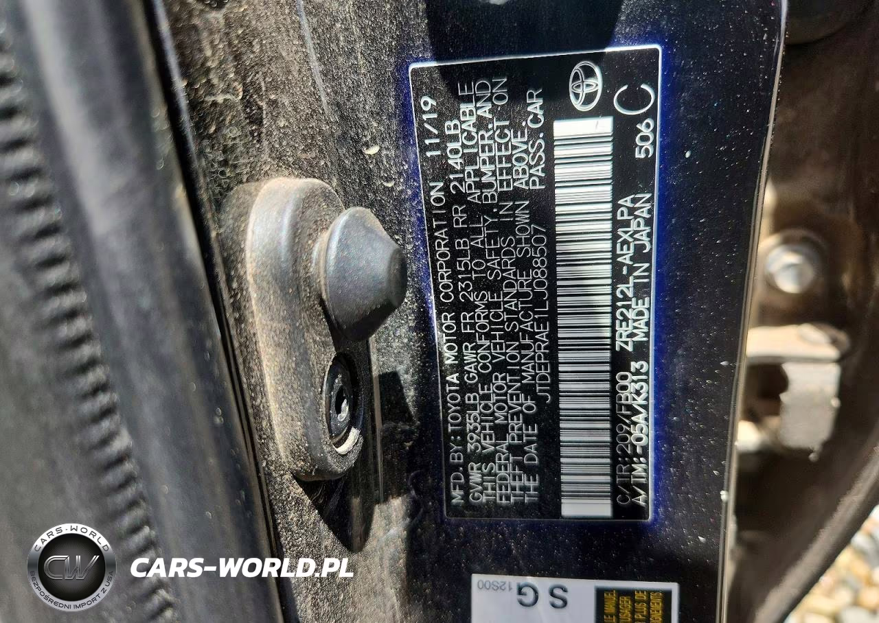 2020 Toyota Corolla Le VIN:JTDEPRAE1LJ088507 - 12