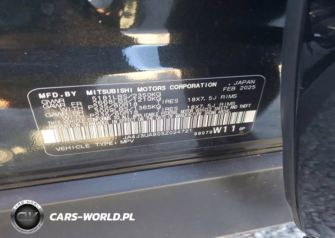 2025 Mitsubishi Outlander Es VIN:JA4J3UA80SZ024721 - 13