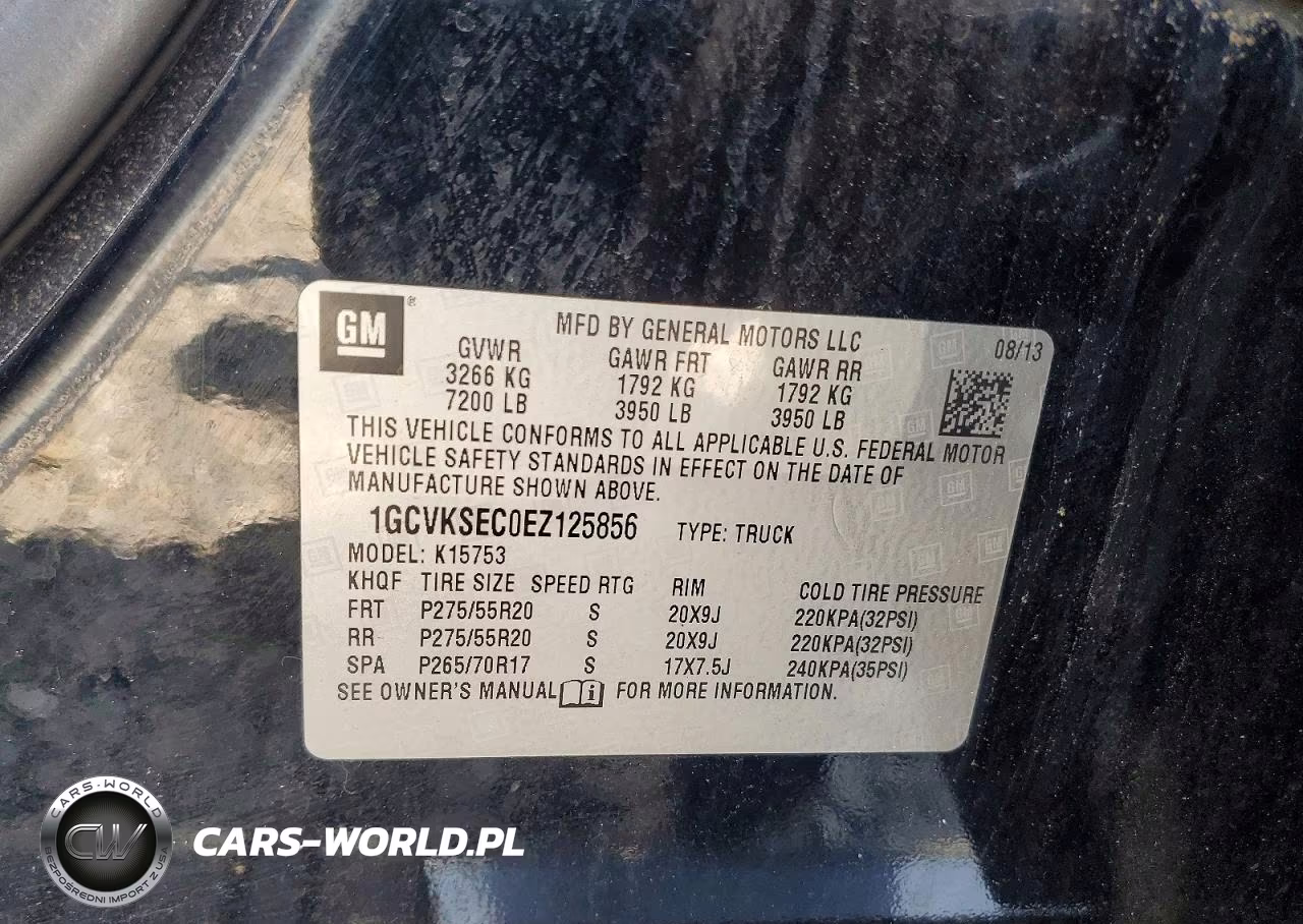 2014 Chevrolet Silverado K1500 Ltz VIN:1GCVKSEC0EZ125856 - 12