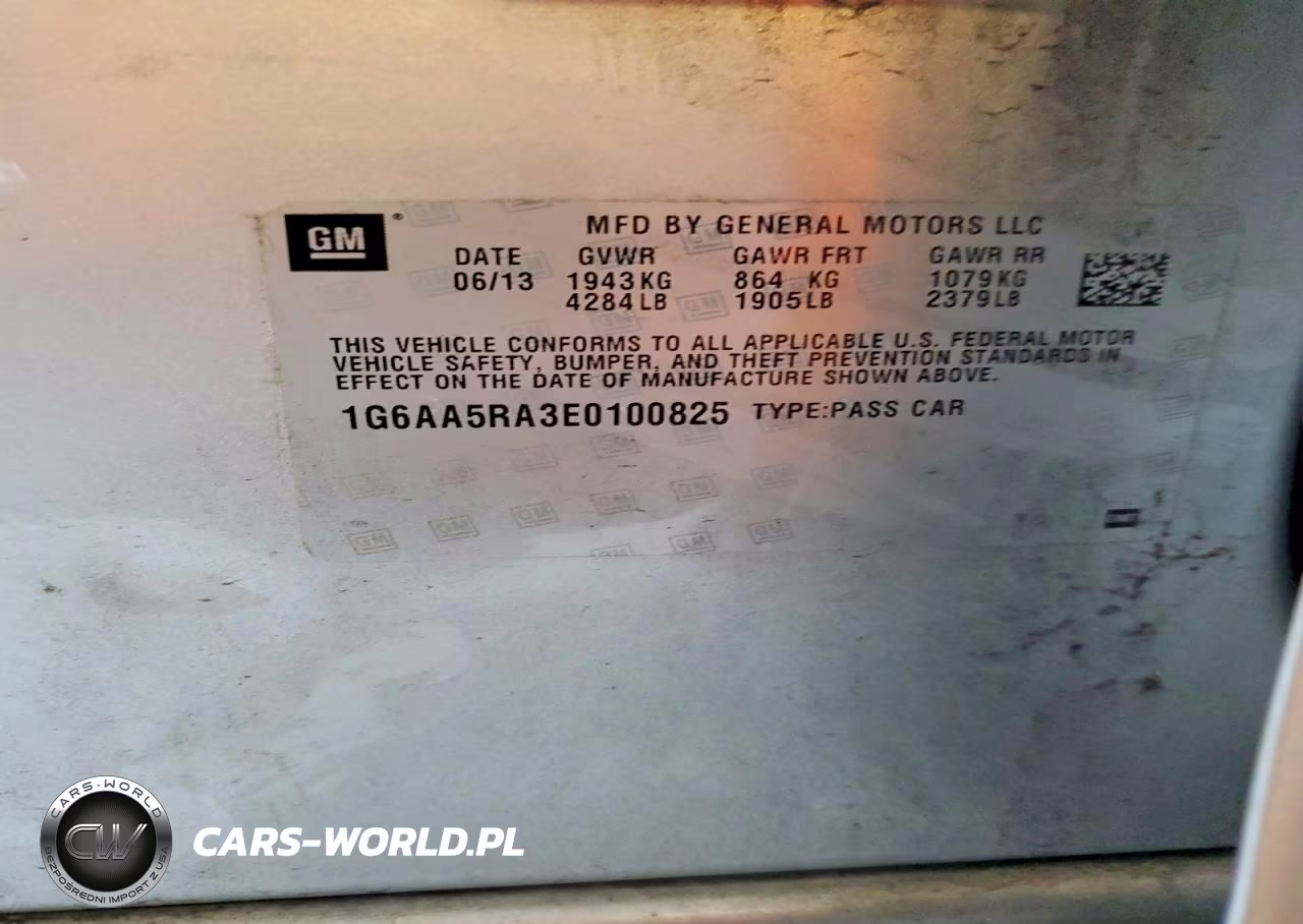 2014 Cadillac Ats VIN:1G6AA5RA3E0100825 - 13