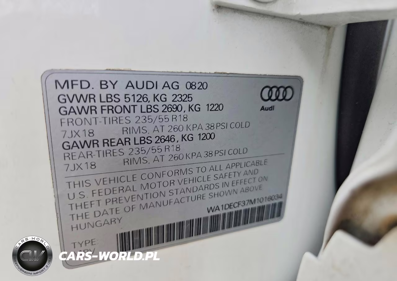 2021 Audi Q3 Premium S Line 45 VIN:WA1DECF37M1016034 - 12