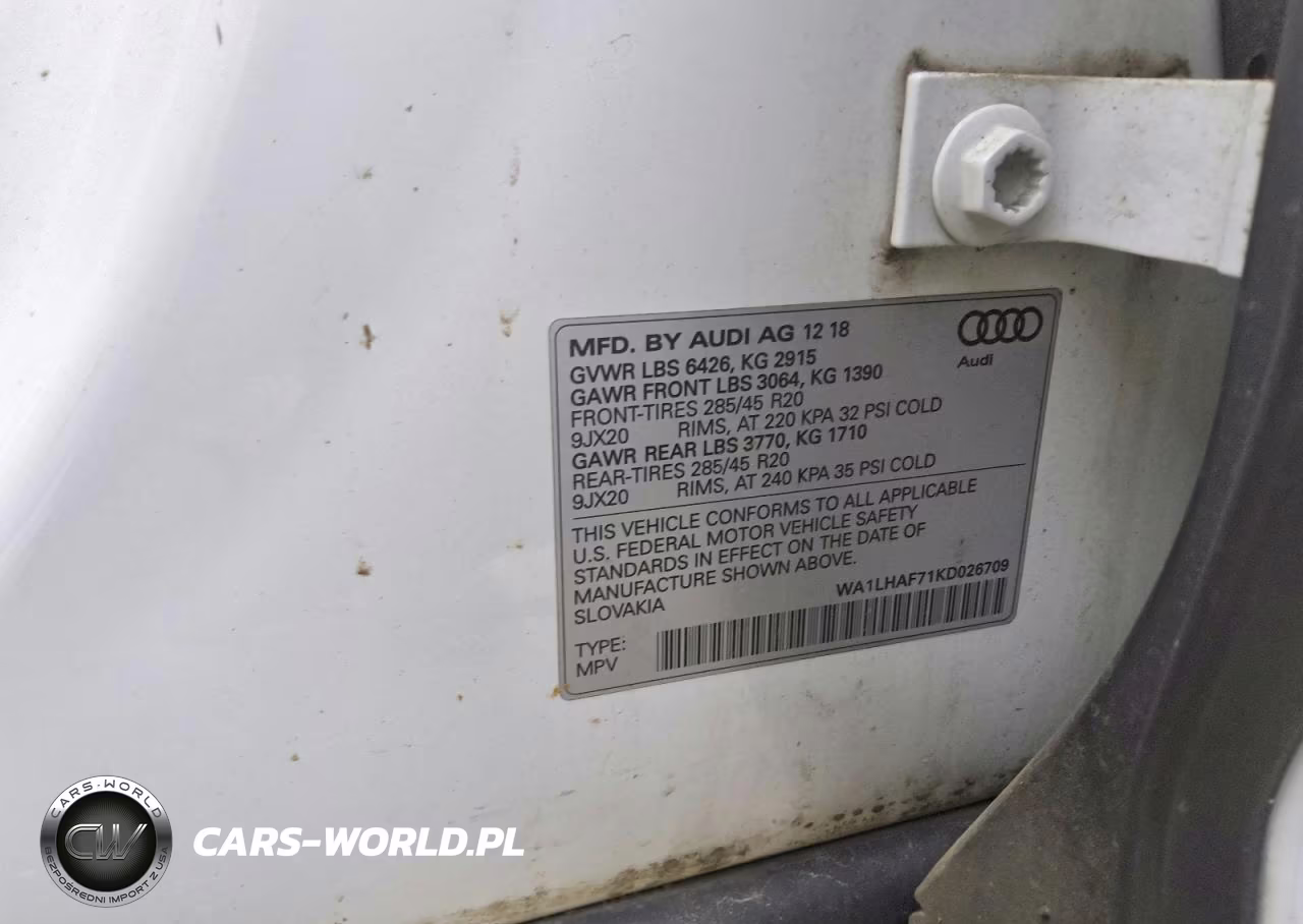 2019 Audi Q7 Premium Plus VIN:WA1LHAF71KD026709 - 13