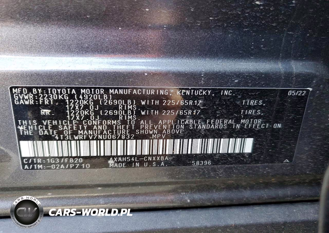 2022 Toyota Rav4 Le VIN:4T3LWRFV7NU067832 - 13