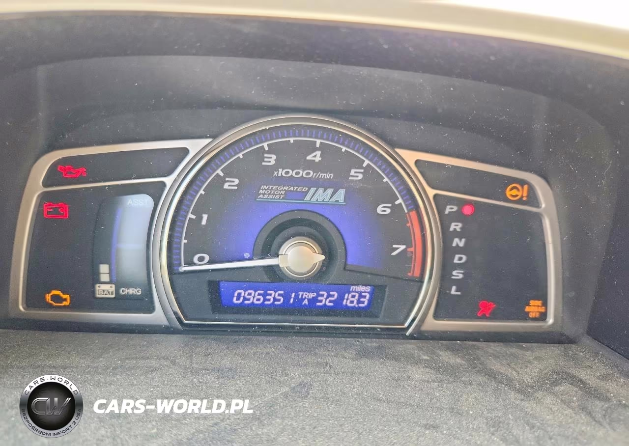 2007 Honda Civic Hybrid VIN:JHMFA362X7S001476 - 9