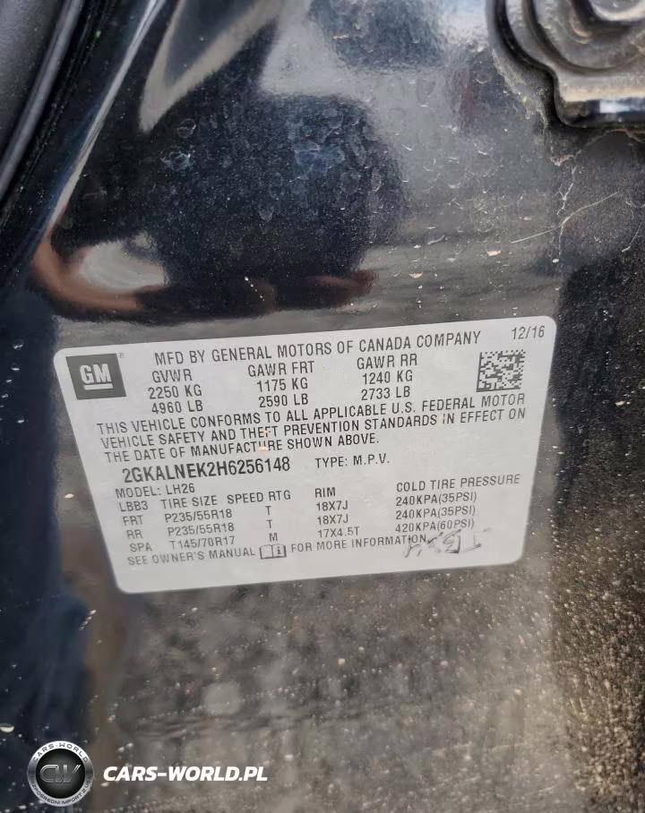 2017 GMC Terrain Sle VIN:2GKALNEK2H6256148 - 12