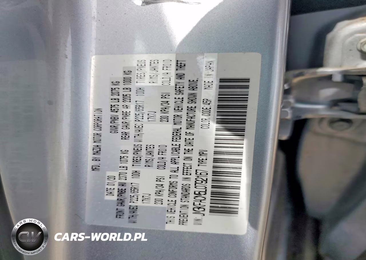 2020 Mazda Cx-5 Touring VIN:JM3KFACM5L0792167 - 14