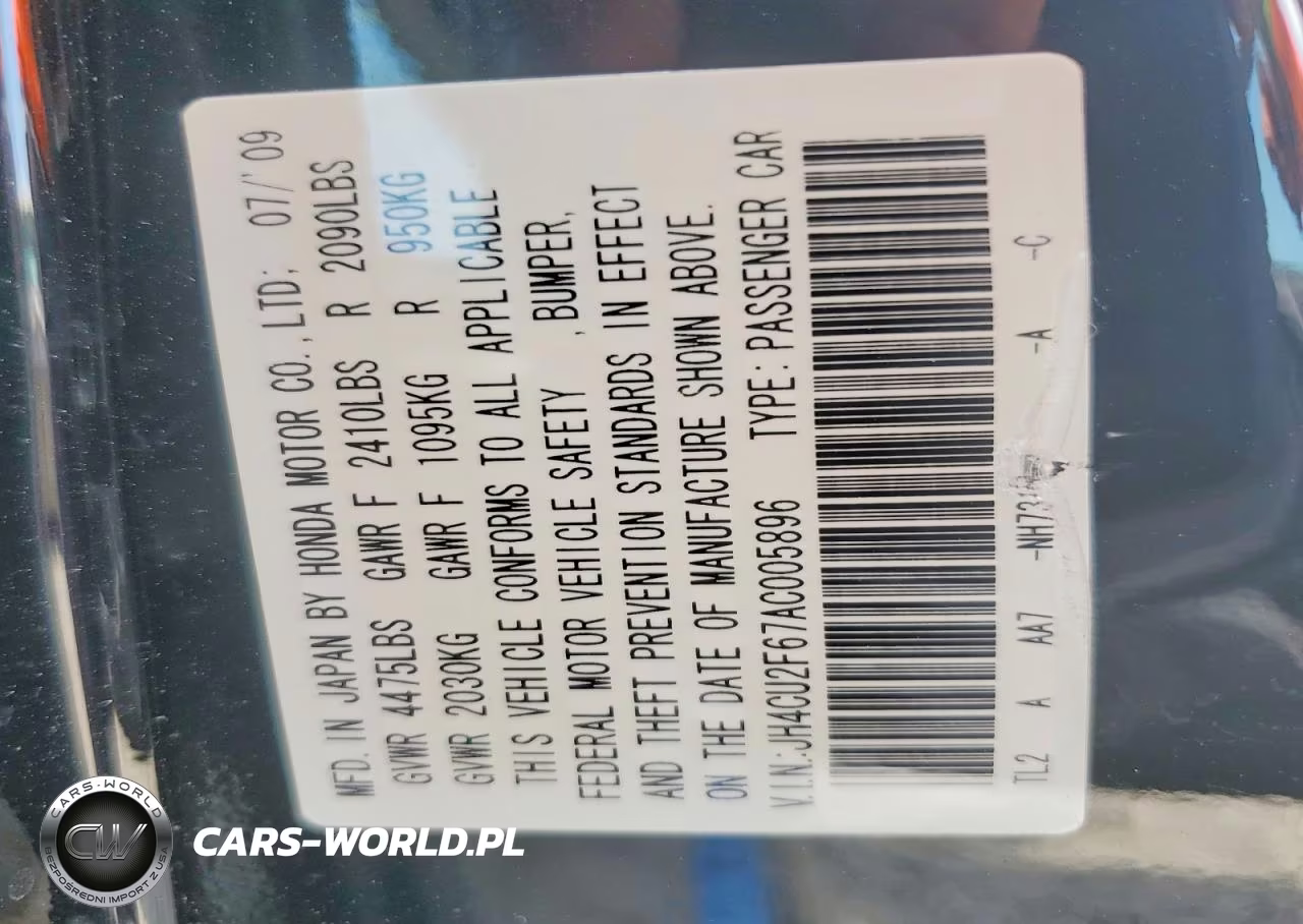 2010 Acura Tsx VIN:JH4CU2F67AC005896 - 12