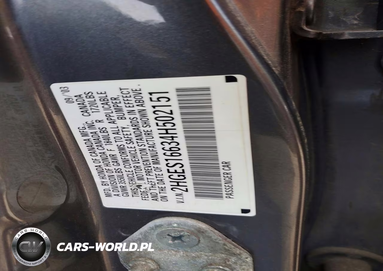 2004 Honda Civic Lx VIN:2HGES16634H502151 - 12