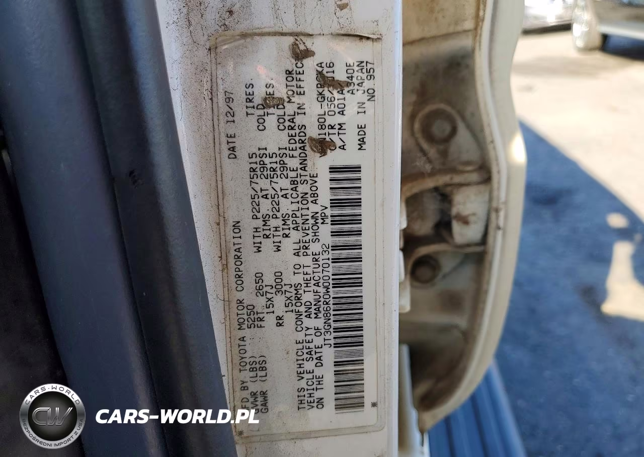 1998 Toyota 4Runner Sr5 VIN:JT3GN86R0W0070132 - 13
