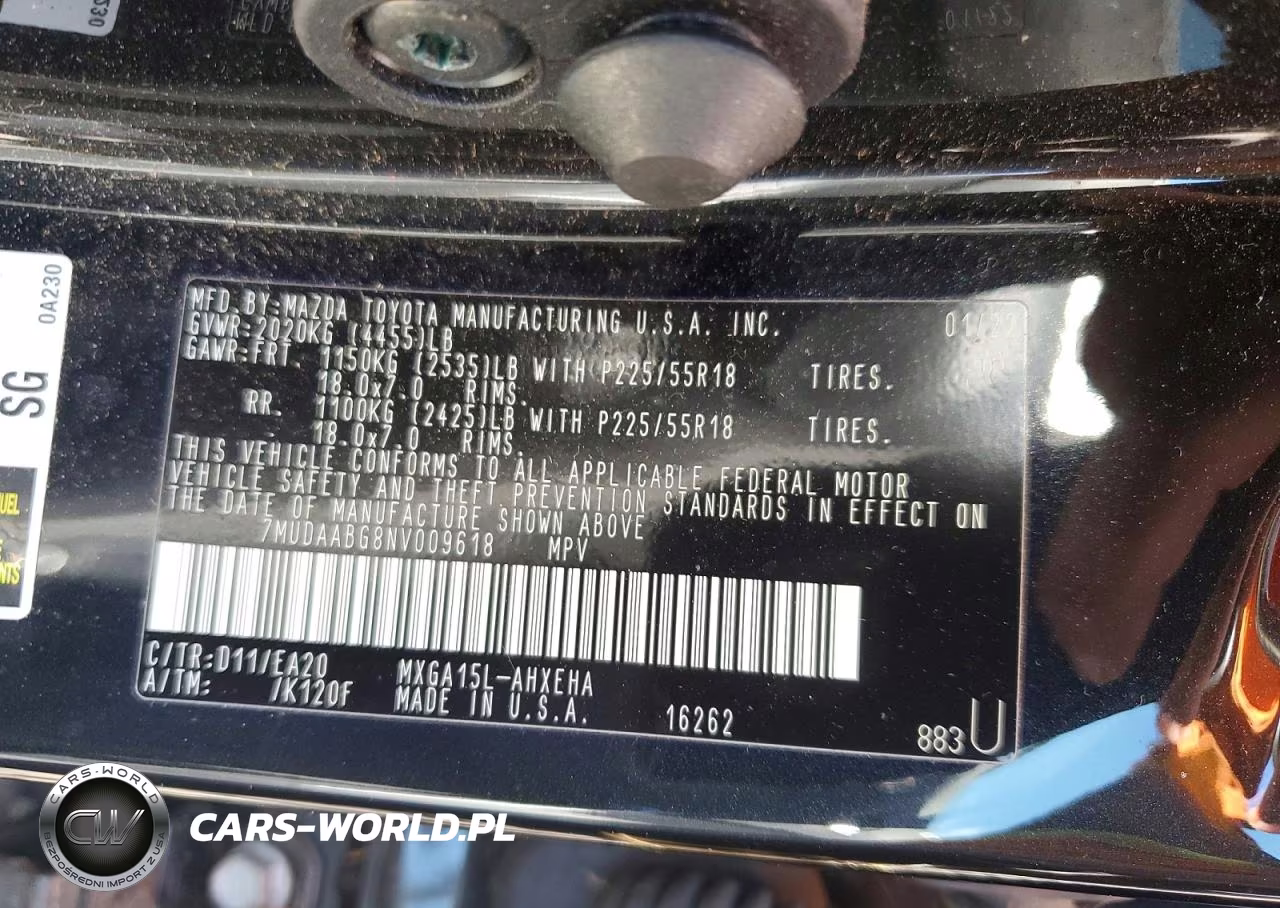 2022 Toyota Corolla Cross Xle VIN:7MUDAABG8NV009618 - 13