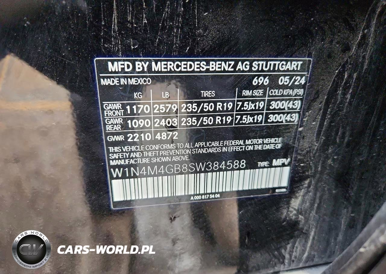 2025 Mercedes-Benz Glb 250 VIN:W1N4M4GB8SW384588 - 13