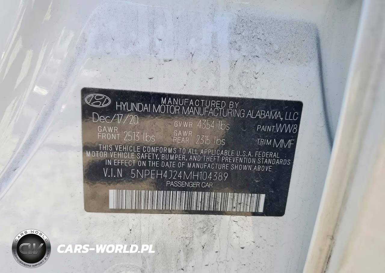 2021 Hyundai Sonata Limited VIN:5NPEH4J24MH104389 - 12