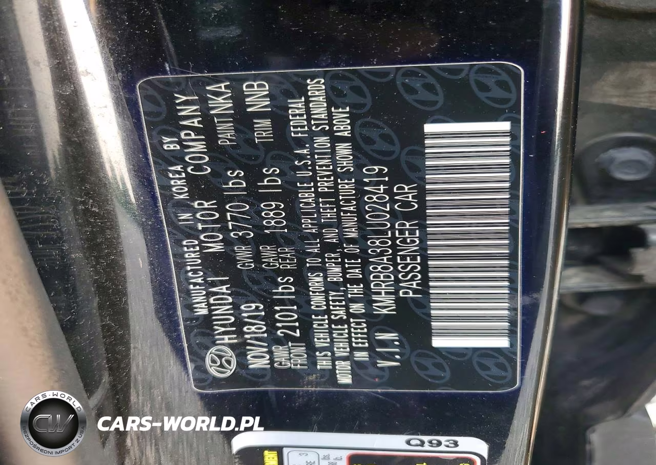 2020 Hyundai Venue Se VIN:KMHRB8A38LU028419 - 12