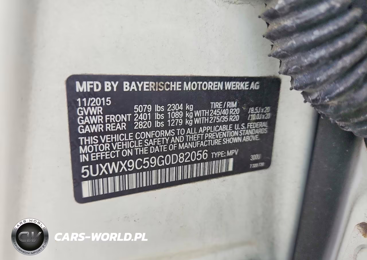 2016 BMW X3 xDrive28I VIN:5UXWX9C59G0D82056 - 13