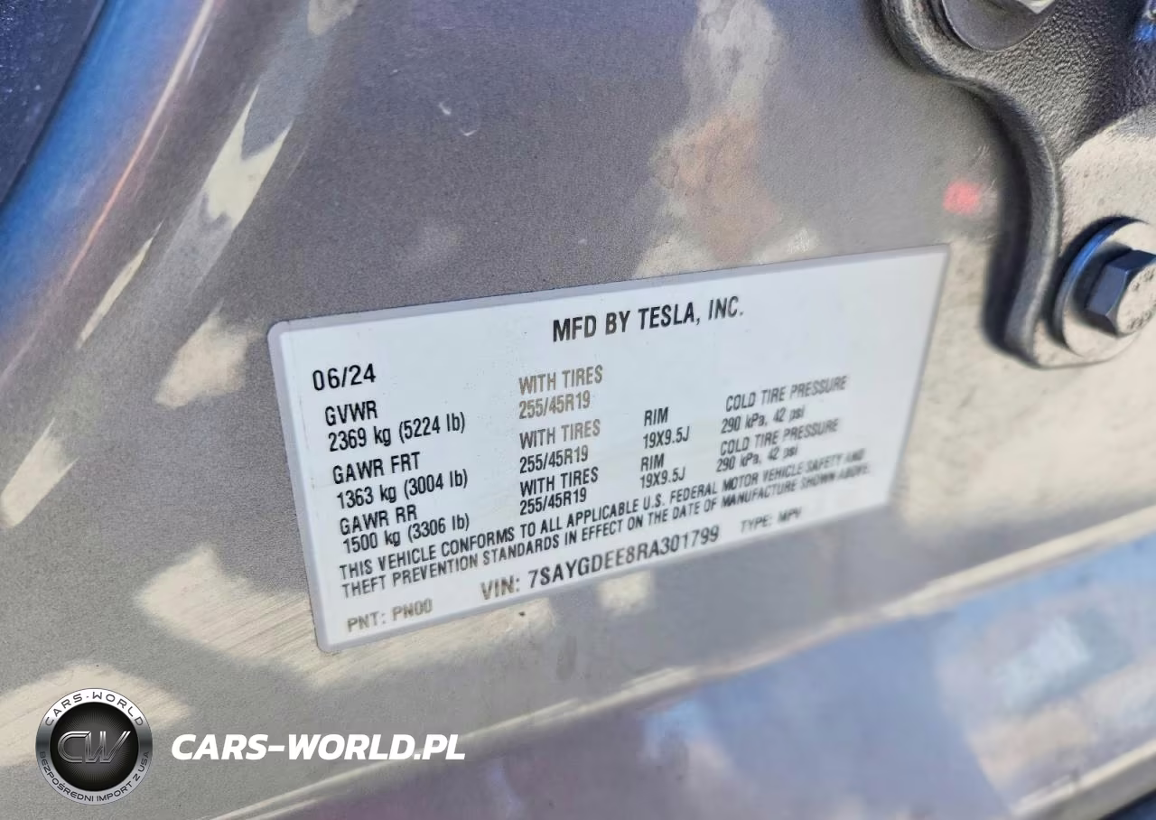 2024 Tesla Model Y VIN:7SAYGDEE8RA301799 - 13