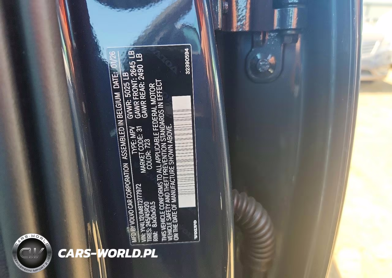 2026 Volvo Xc40 Ultra VIN:YV4L12UM8T2777972 - 12