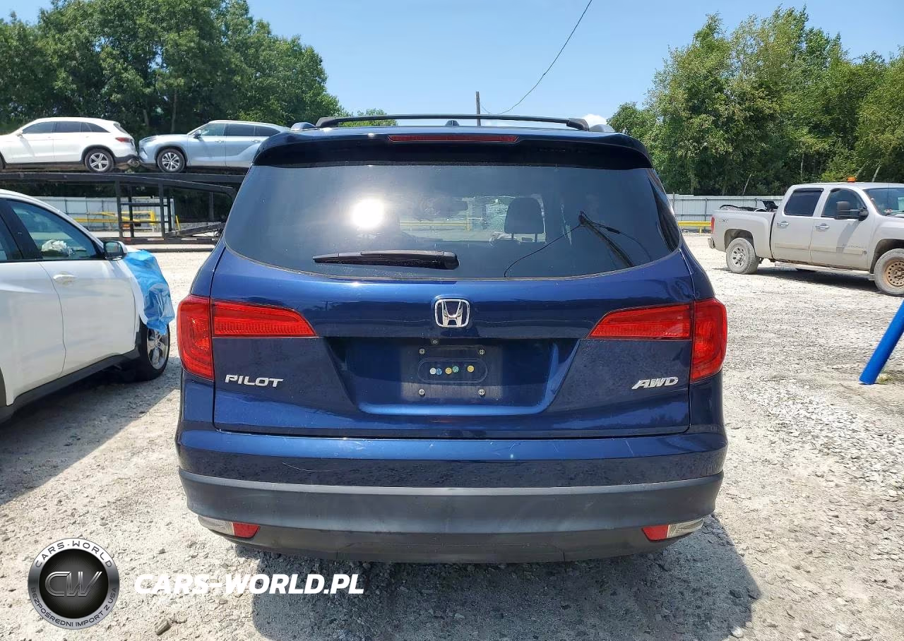 2016 Honda Pilot Exl VIN:5FNYF6H57GB095916 - 6