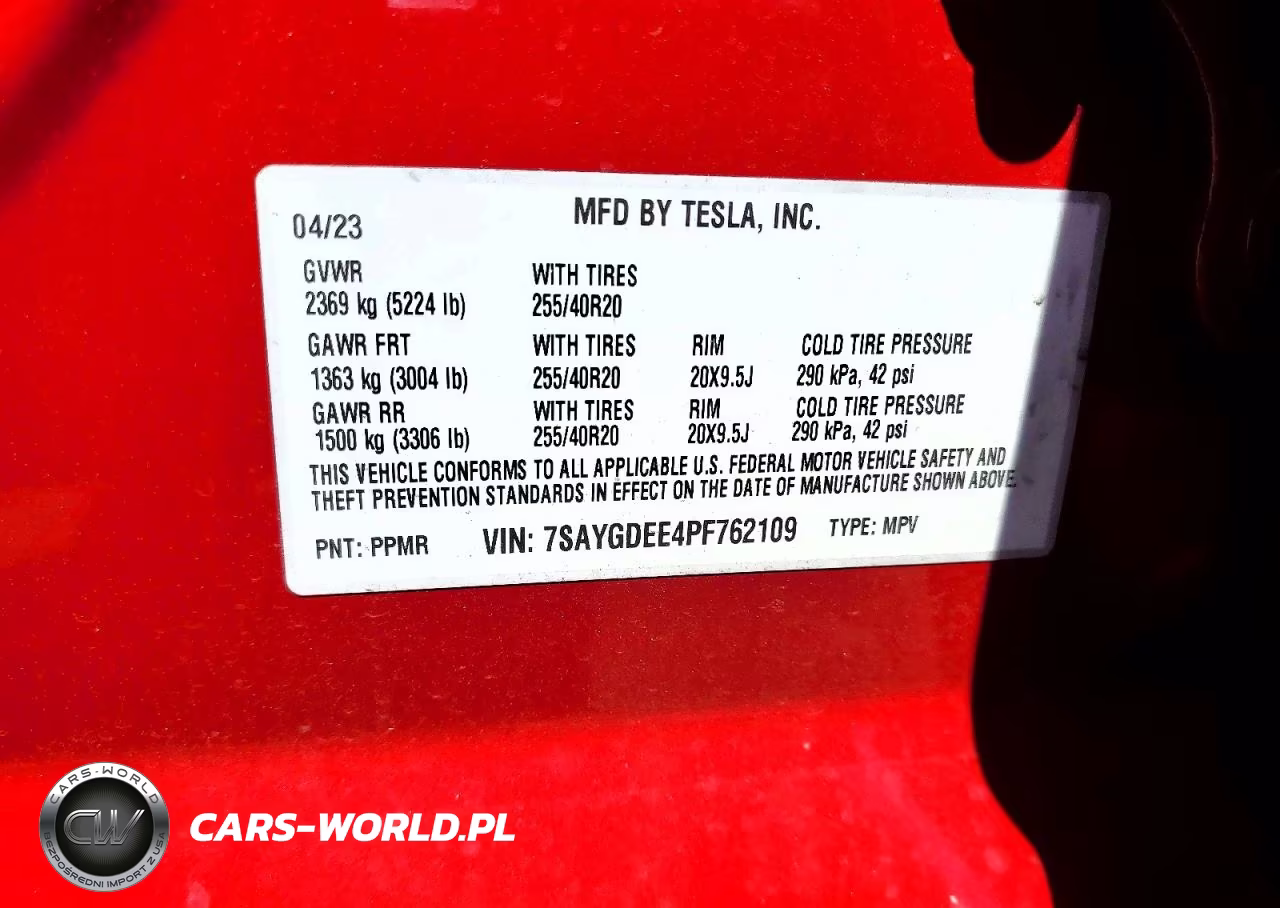2023 Tesla Model Y VIN:7SAYGDEE4PF762109 - 13