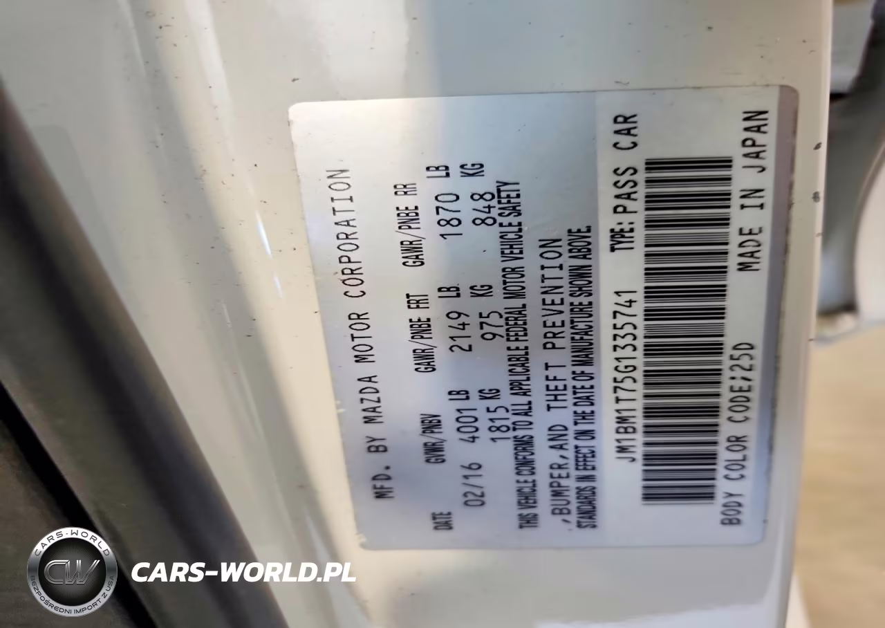 2016 Mazda 3 Sport VIN:JM1BM1T75G1335741 - 12