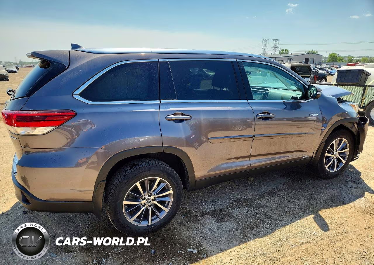 2019 Toyota Highlander Hybrid Xle VIN:5TDJGRFHXKS059087 - 3