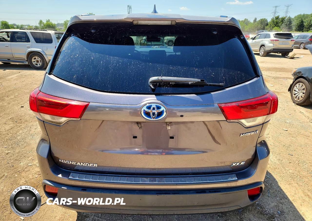 2019 Toyota Highlander Hybrid Xle VIN:5TDJGRFHXKS059087 - 6