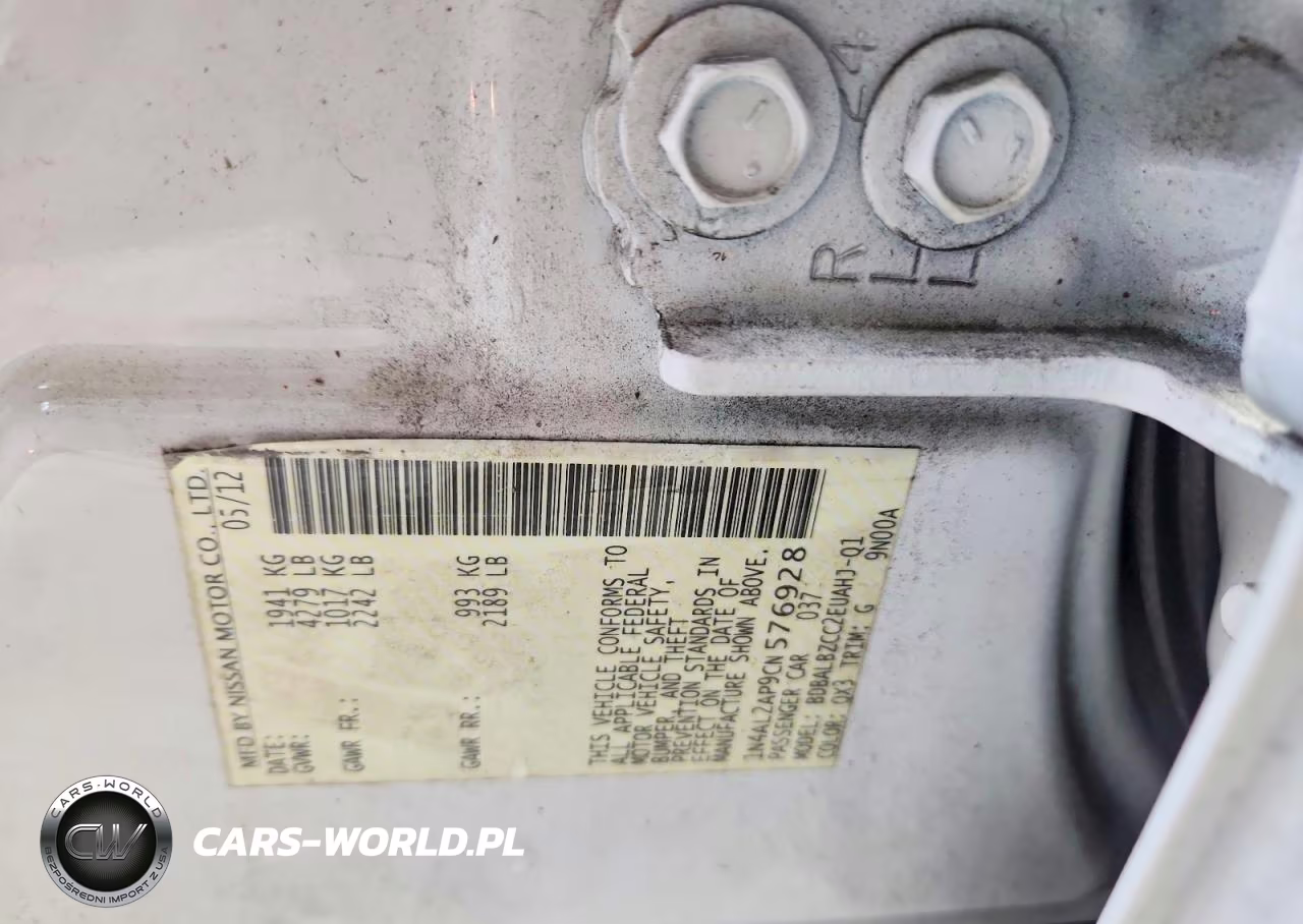 2012 Nissan Altima 2.5 VIN:1N4AL2AP9CN576928 - 12