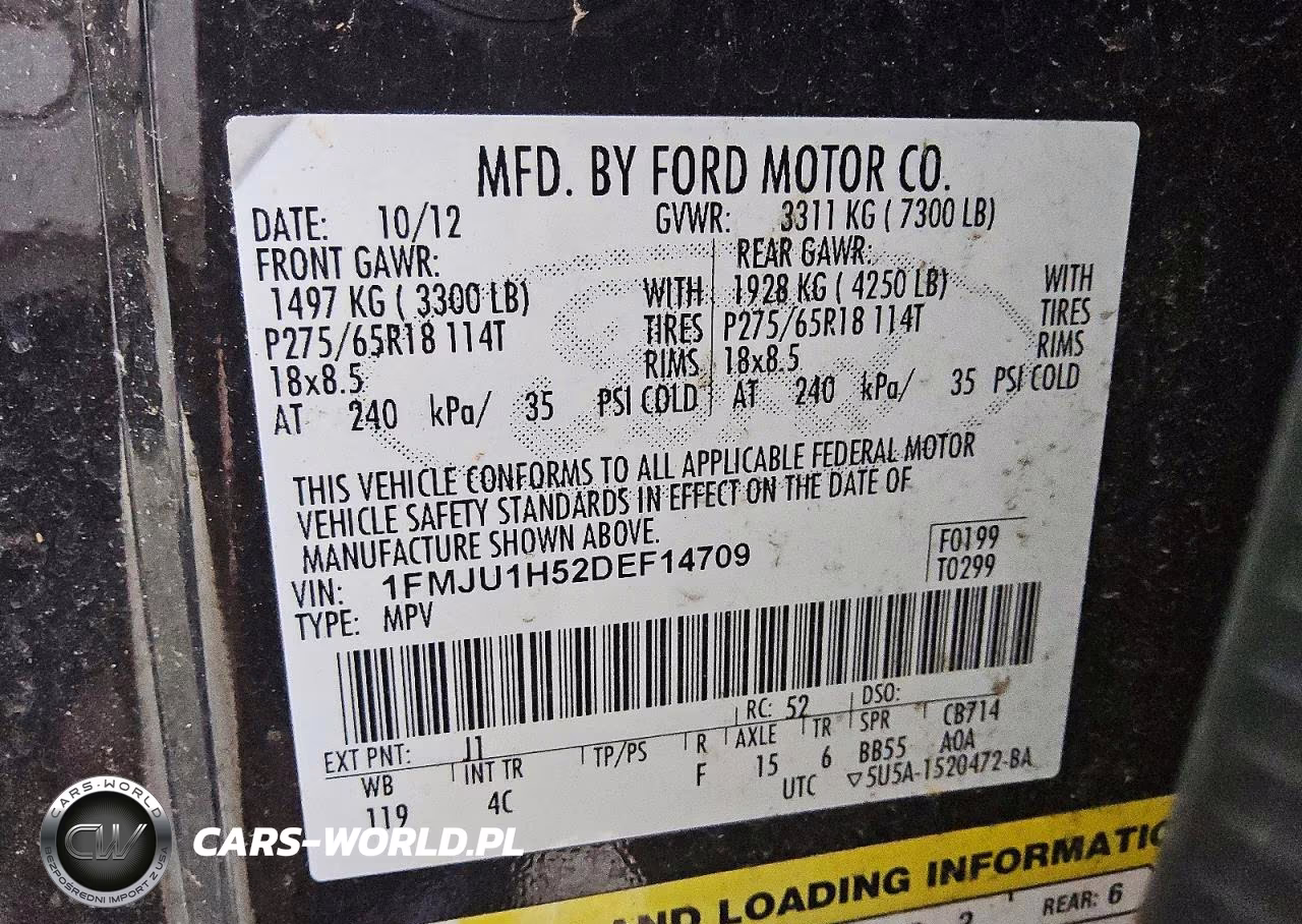 2013 Ford Expedition Xlt-King Ranch VIN:1FMJU1H52DEF14709 - 13