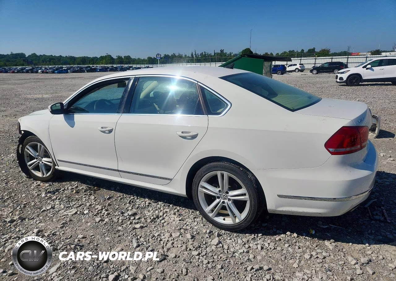 2013 Volkswagen Passat Sel VIN:1VWCN7A3XDC075774 - 2