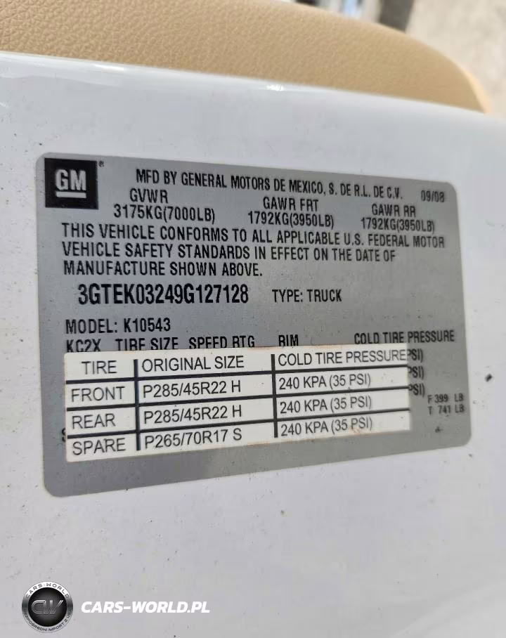 2009 GMC Sierra K1500 Denali VIN:3GTEK03249G127128 - 12