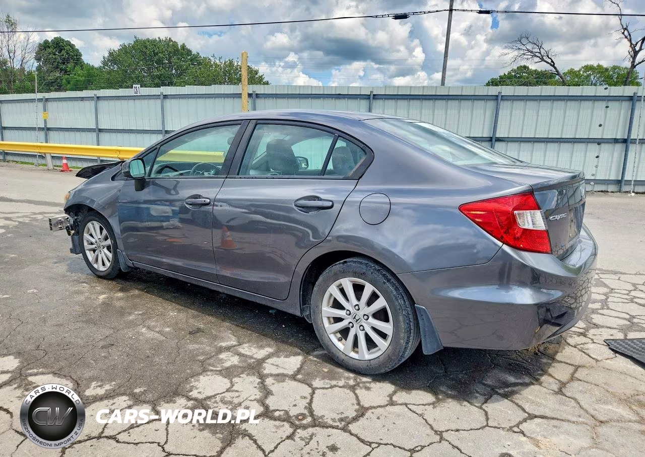 2012 Honda Civic Lx VIN:19XFB2F57CE062557 - 2