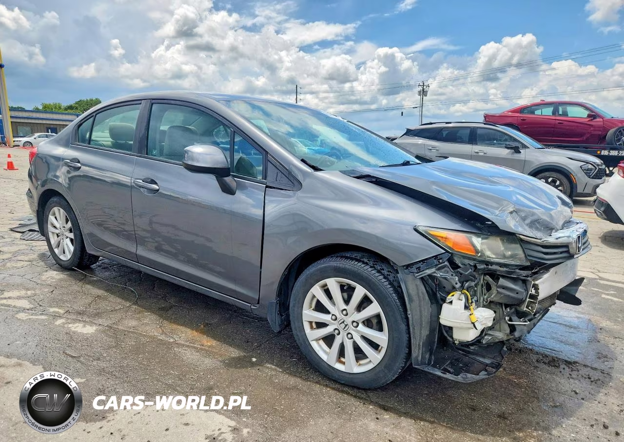 2012 Honda Civic Lx VIN:19XFB2F57CE062557 - 4