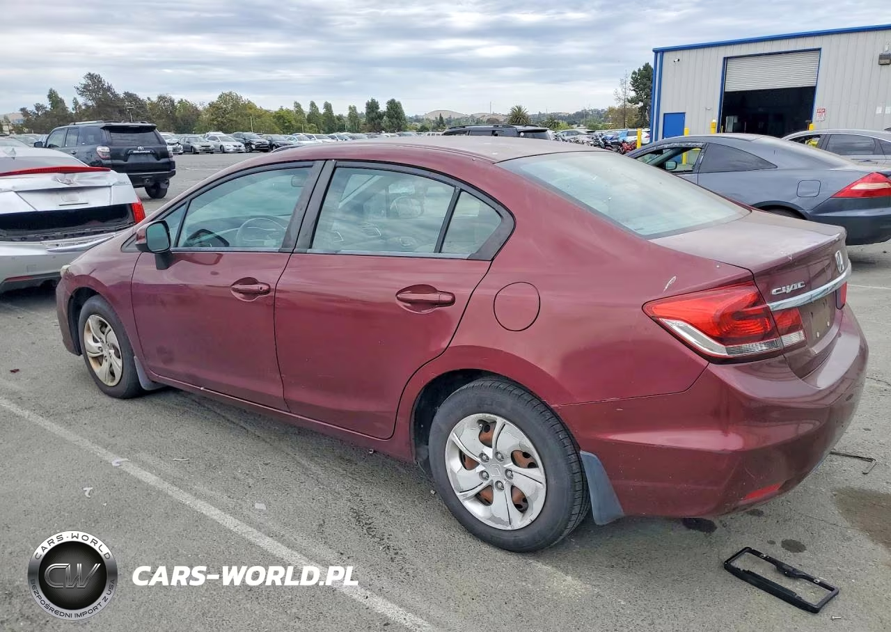2013 Honda Civic Lx VIN:2HGFB2F49DH016470 - 2
