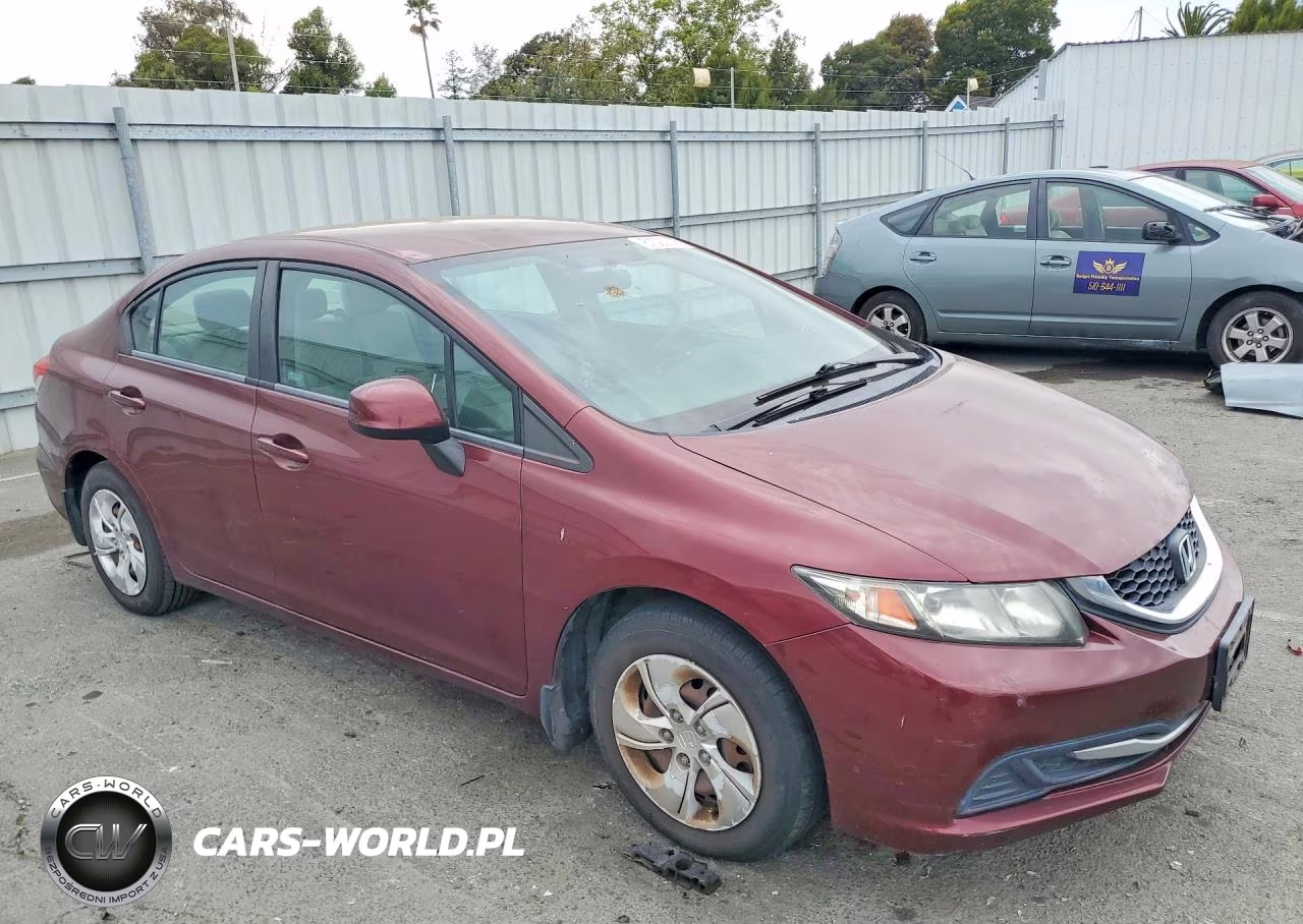 2013 Honda Civic Lx VIN:2HGFB2F49DH016470 - 4