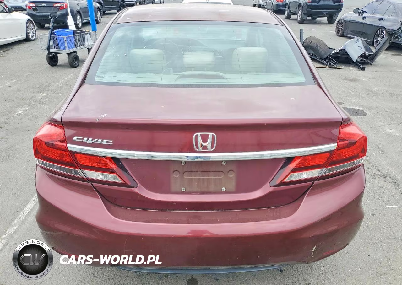 2013 Honda Civic Lx VIN:2HGFB2F49DH016470 - 6