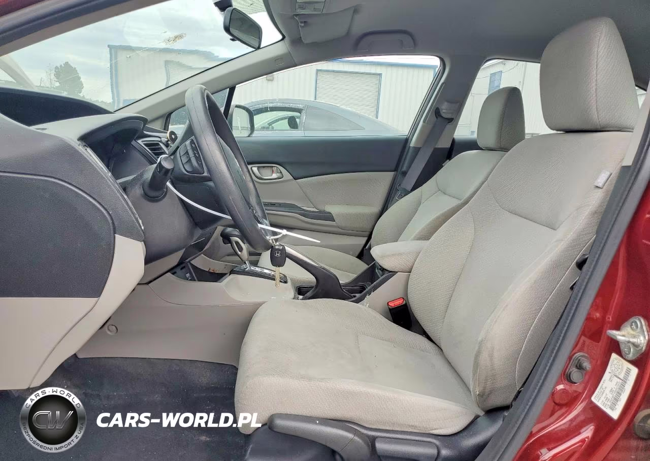 2013 Honda Civic Lx VIN:2HGFB2F49DH016470 - 7