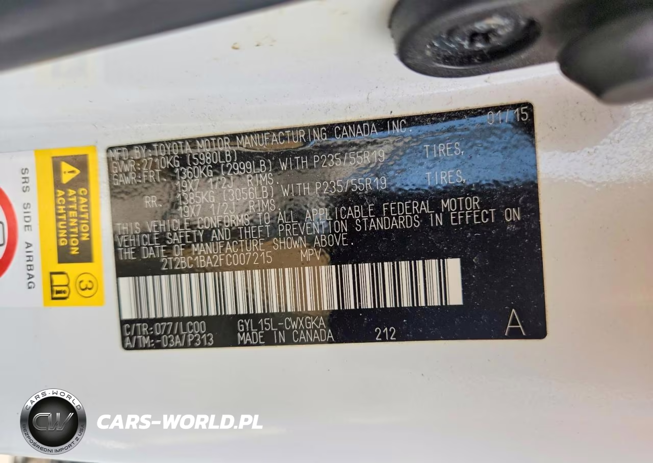 2015 Lexus Rx 450H VIN:2T2BC1BA2FC007215 - 13