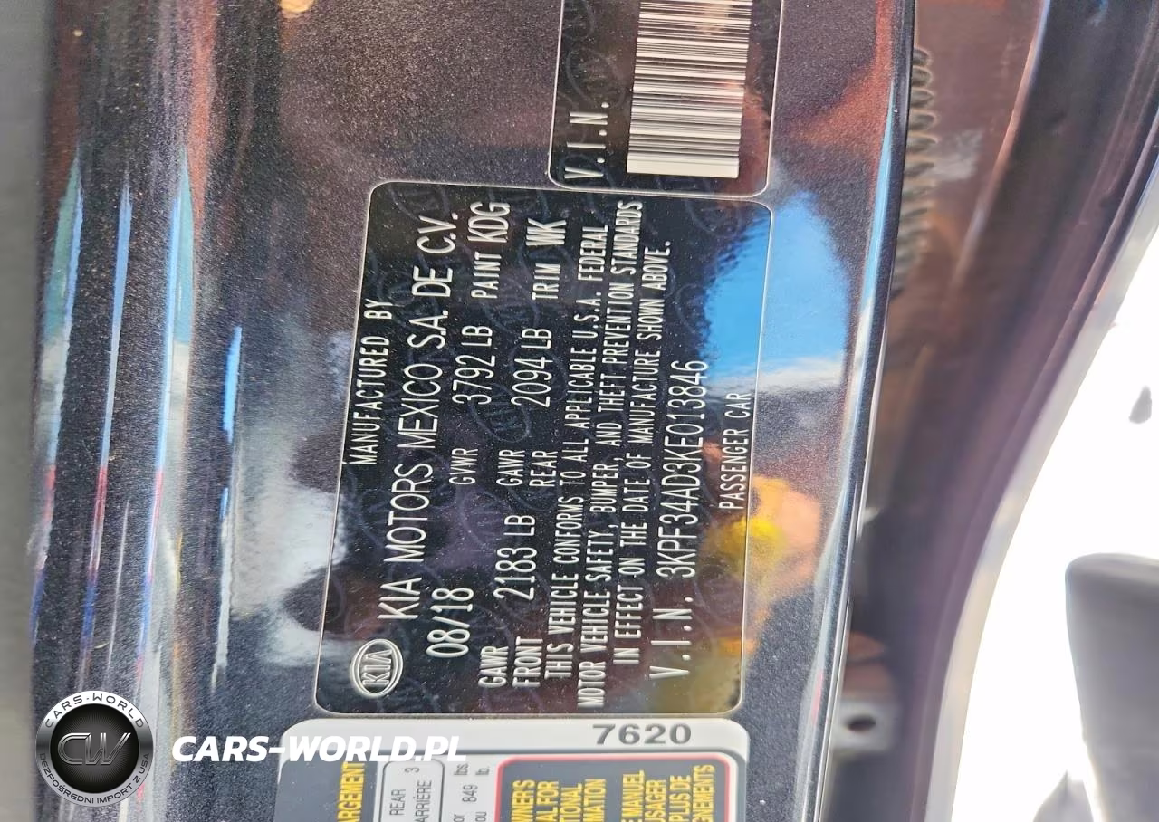 2019 Kia Forte S VIN:3KPF34AD3KE013846 - 13