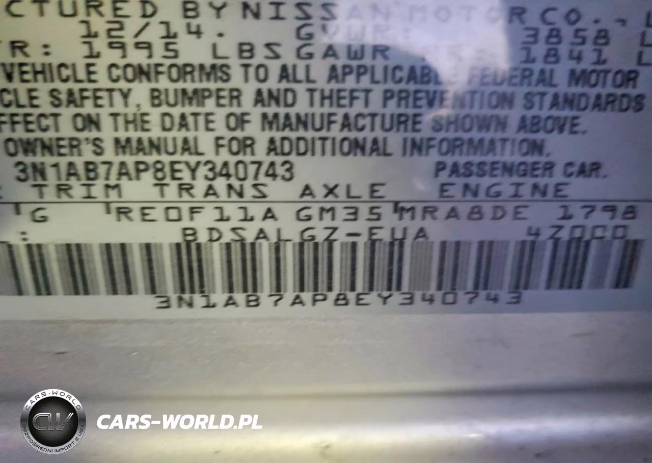 2014 Nissan Sentra S VIN:3N1AB7AP8EY340743 - 14