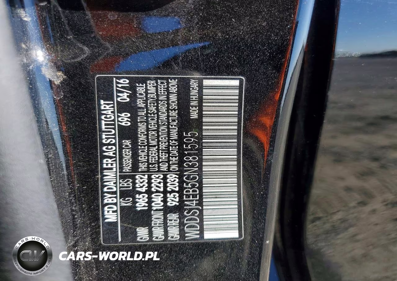2016 Mercedes-Benz Cla 250 VIN:WDDSJ4EB5GN381595 - 13
