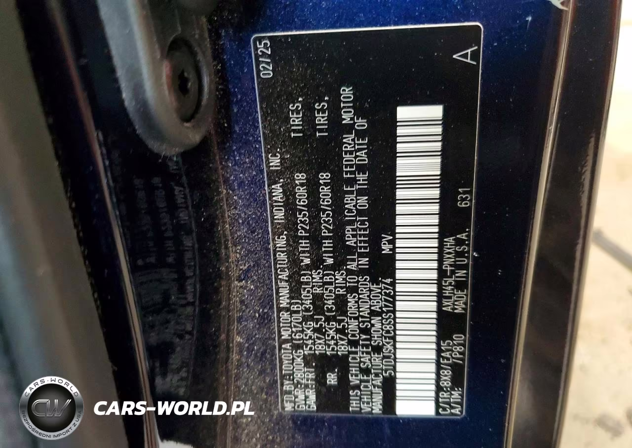2025 Toyota Sienna Xle 7-Passenger VIN:5TDJSKFC8SS177374 - 14