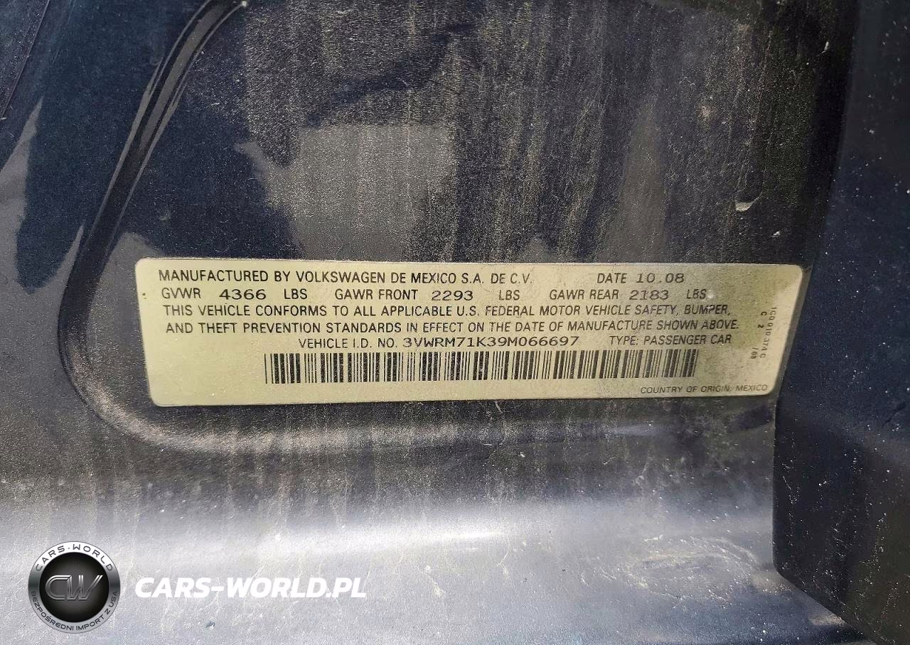 2009 Volkswagen Jetta Se VIN:3VWRM71K39M066697 - 12